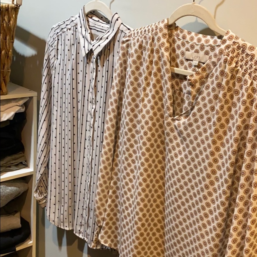 Bundle of 2 LOFT blouses